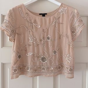 Beaded crop top - Size S